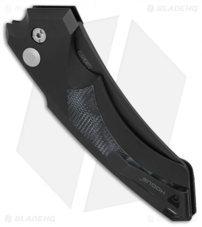 Hogue Knives EX-A05 Wharncliffe Automatic Knife Black G-Mascus (4" Black) 2 Hogue Knives EX-A05 Wharncliffe Automatic Knife Black G-Mascus (4" Black) - Image 2