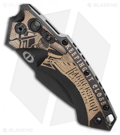 Hogue Knives/Outlaw Ordnance X5 Auto Knife Class Barbershop (3.25" Black) 2 Hogue Knives/Outlaw Ordnance X5 Auto Knife Class Barbershop (3.25" Black) - Image 2