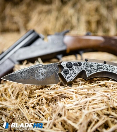 Hogue Knives/Outlaw Ordnance/Manspot X5 Flipper Knife (3.5" Bronze) Exclusive 7 Hogue Knives/Outlaw Ordnance/Manspot X5 Flipper Knife (3.5" Bronze) Exclusive - Image 7