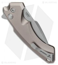 Hogue Knives X5 Spear Point Flipper Knife FDE (4" Stonewash) 34554 6 Hogue Knives X5 Spear Point Flipper Knife FDE (4" Stonewash) 34554 -Sharp Knife World Hogue Knives X5 Spear Point Flipper Knife FDE 4 Stonewash 34554 BHQ 81367 LS Side