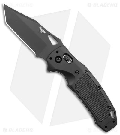 Hogue SIG K320 AXG Tanto Manual Folding Knife Black Aluminum/G-10 (3.5" Black) 1 Hogue SIG K320 AXG Tanto Manual Folding Knife Black Aluminum/G-10 (3.5" Black)