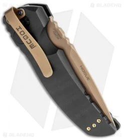 Hogue Sig Sauer EX-A01 Automatic Knife Black G-10 (3.5" FDE) 36130 6 Hogue Sig Sauer EX-A01 Automatic Knife Black G-10 (3.5" FDE) 36130 -Sharp Knife World Hogue Sig Sauer EX A01 Auto black G 10 FDE BHQ 84594 jr side