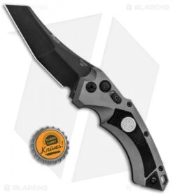 Hogue Sig Sauer EX-A05 Wharncliffe Automatic Knife Grey (3.5" Black) 36522 -Sharp Knife World Hogue Sig Sauer EX A05 Wharncliffe Auto Grey Black 36522 BHQ 86063 jr bottlecap