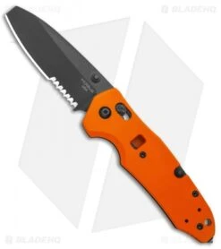 Sharp Knife World -Sharp Knife World Hogue Trauma First Response Tool Textured Orange G 10 Black Serr 34764 BHQ 112104 jr knife