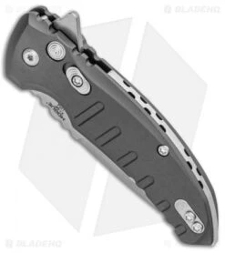 Sharp Knife World -Sharp Knife World Hogue X1 Microflip DP Flipper Matte Gray SW HOGK24172 BHQ 73363 jr spine