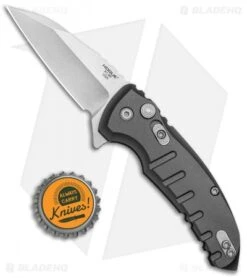 Hogue X1 Microflip Wharncliffe Flipper Knife Matte Gray (2.6" SW) 24162 -Sharp Knife World Hogue X1 Microflip Folder Wha 24162 BHQ 83149 jr bottlecap