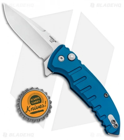 Hogue X1 Microflip Flipper Knife Matte Blue Aluminum (2.6" Stonewash) 24178 4 Hogue X1 Microflip Flipper Knife Matte Blue Aluminum (2.6" Stonewash) 24178 - Image 4