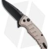 Hogue X1 Microflip Flipper Knife Matte Flat Dark Earth (2.6" Black) 24177