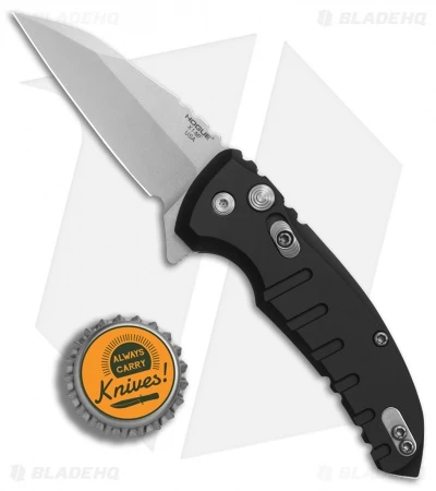 Hogue X1 Microflip Wharncliffe Flipper Knife Matte Black (2.6" SW) 24160 4 Hogue X1 Microflip Wharncliffe Flipper Knife Matte Black (2.6" SW) 24160 - Image 4
