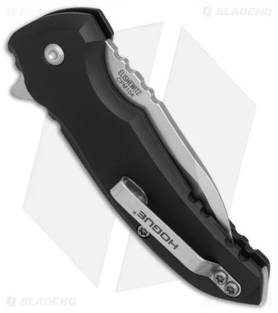 Hogue X1 Microflip Wharncliffe Flipper Knife Matte Black (2.6" SW) 24160 2 Hogue X1 Microflip Wharncliffe Flipper Knife Matte Black (2.6" SW) 24160 - Image 2