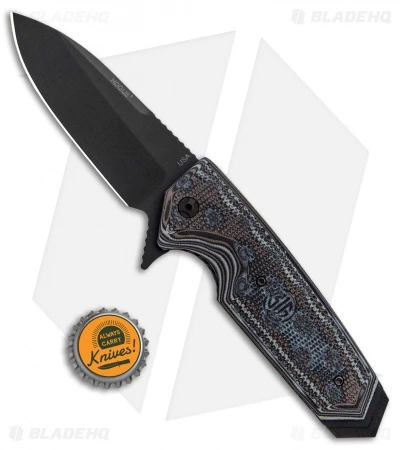 Hogue Sig Sauer EX-02 Spear Point Flipper Knife Black/Gray G-Mascus (Black) 4 Hogue Sig Sauer EX-02 Spear Point Flipper Knife Black/Gray G-Mascus (Black) - Image 4