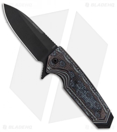 Hogue Sig Sauer EX-02 Spear Point Flipper Knife Black/Gray G-Mascus (Black) 1 Hogue Sig Sauer EX-02 Spear Point Flipper Knife Black/Gray G-Mascus (Black)