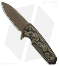 Hogue Sig Sauer EX-02 Spear Point Flipper Knife Green G-Mascus (3.75" FDE)