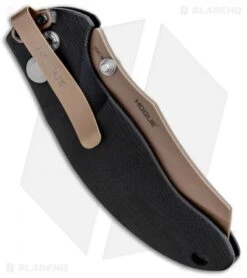 Hogue Sig Sauer EX-04 Wharncliffe Folding Knife Black G-10 (3.5" FDE) 36460 -Sharp Knife World Sig Ex 04 Emperor Scorpi 36460 BHQ 82360 jr side