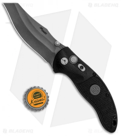Hogue Sig Sauer EX-04 Wharncliffe Folding Knife Black G-10 (3.5" Gray) 36462 4 Hogue Sig Sauer EX-04 Wharncliffe Folding Knife Black G-10 (3.5" Gray) 36462 - Image 4
