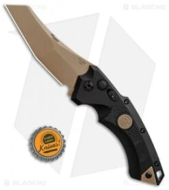 Hogue Sig Sauer EX-A05 Wharncliffe Automatic Knife Black (3.5" FDE) 36520 -Sharp Knife World Sig Knives EX A05 Spear Point FDE SW BHQ 84599 jr bottlecap