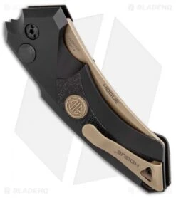 Hogue Sig Sauer EX-A05 Wharncliffe Automatic Knife Black (3.5" FDE) 36520 -Sharp Knife World Sig Knives EX A05 Spear Point FDE SW BHQ 84599 jr side