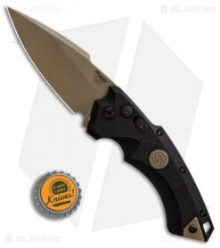 Hogue Sig Sauer EX-A05 Spear Point Automatic Knife Black (3.5" FDE) 36530 7 Hogue Sig Sauer EX-A05 Spear Point Automatic Knife Black (3.5" FDE) 36530 -Sharp Knife World Sig Knives EX A05 Spear Point FDE SW BHQ 84600 er bottlecap