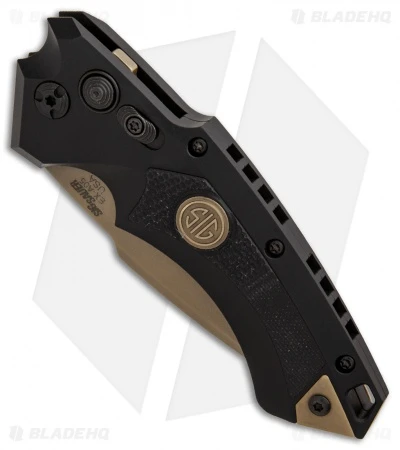 Hogue Sig Sauer EX-A05 Spear Point Automatic Knife Black (3.5" FDE) 36530 3 Hogue Sig Sauer EX-A05 Spear Point Automatic Knife Black (3.5" FDE) 36530 - Image 3