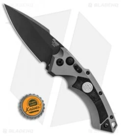 Hogue Sig Sauer EX-A05 Spear Point Automatic Knife Gray (3.5" Black) 36532 -Sharp Knife World Sig Knives EX A05 Spear Point FDE SW BHQ 84601 er bottlecap jr