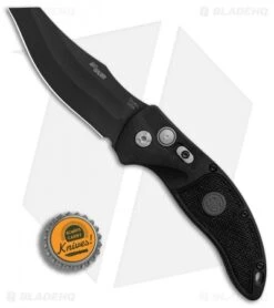 Hogue Sig Sauer EX-A04 Wharncliffe Automatic Knife Black G-10 (3.5" Black) 36422 -Sharp Knife World Sig Tactical EX A04 Wharncliffe Black Tumbled BHQ 84598 er bottlecap