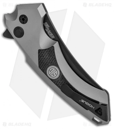 Hogue Sig Sauer X5 Wharncliffe Flipper Knife Gray (4" Black) 36542 3 Hogue Sig Sauer X5 Wharncliffe Flipper Knife Gray (4" Black) 36542 - Image 3