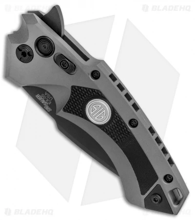 Hogue Sig Sauer X5 Spear Point Flipper Knife Gray (3.5" Black) 36572 2 Hogue Sig Sauer X5 Spear Point Flipper Knife Gray (3.5" Black) 36572 - Image 2