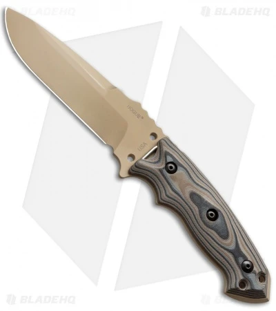 Hogue Knives EX-F01 Tactical Fixed Blade Knife Tan G10 (5.5" Tan) 35173 1 Hogue Knives EX-F01 Tactical Fixed Blade Knife Tan G10 (5.5" Tan) 35173
